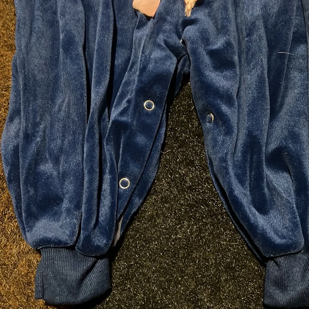 Fancy Pants blue velvet onesie size 24 months